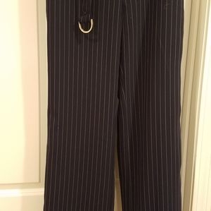 Wide Leg pinstripe pant